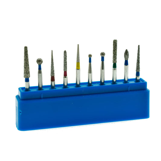Kit Fresas de Diamante AV x 10 Uds - Bader